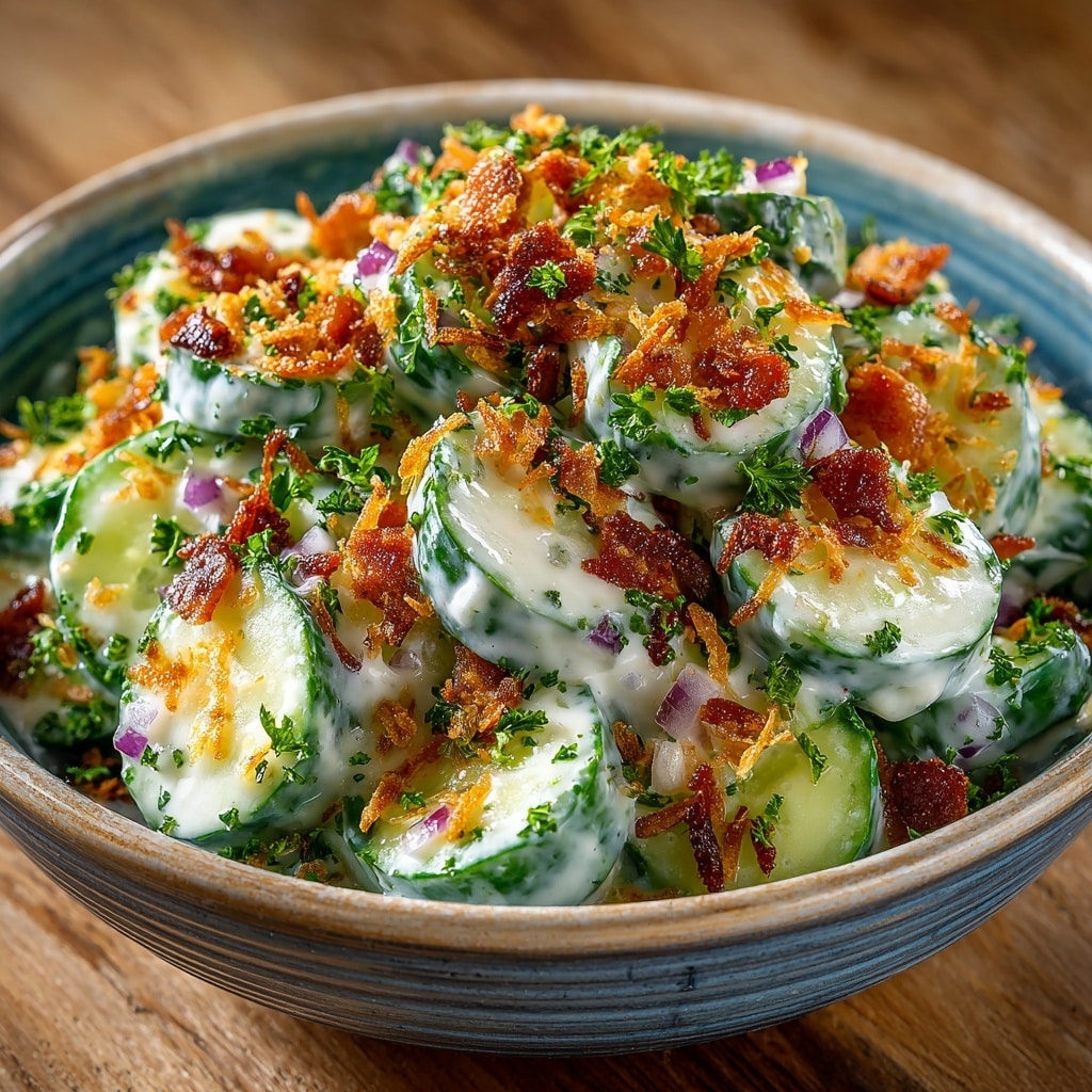 Cucumber Caesar Salad Recipe - Recipe Image