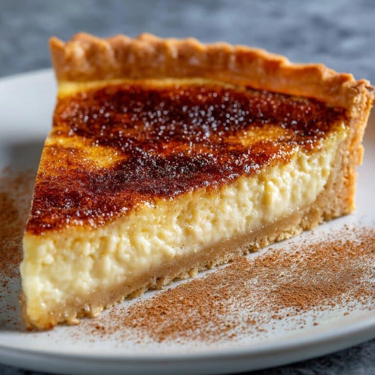 Cinnamon Vanilla Custard Pie Recipe