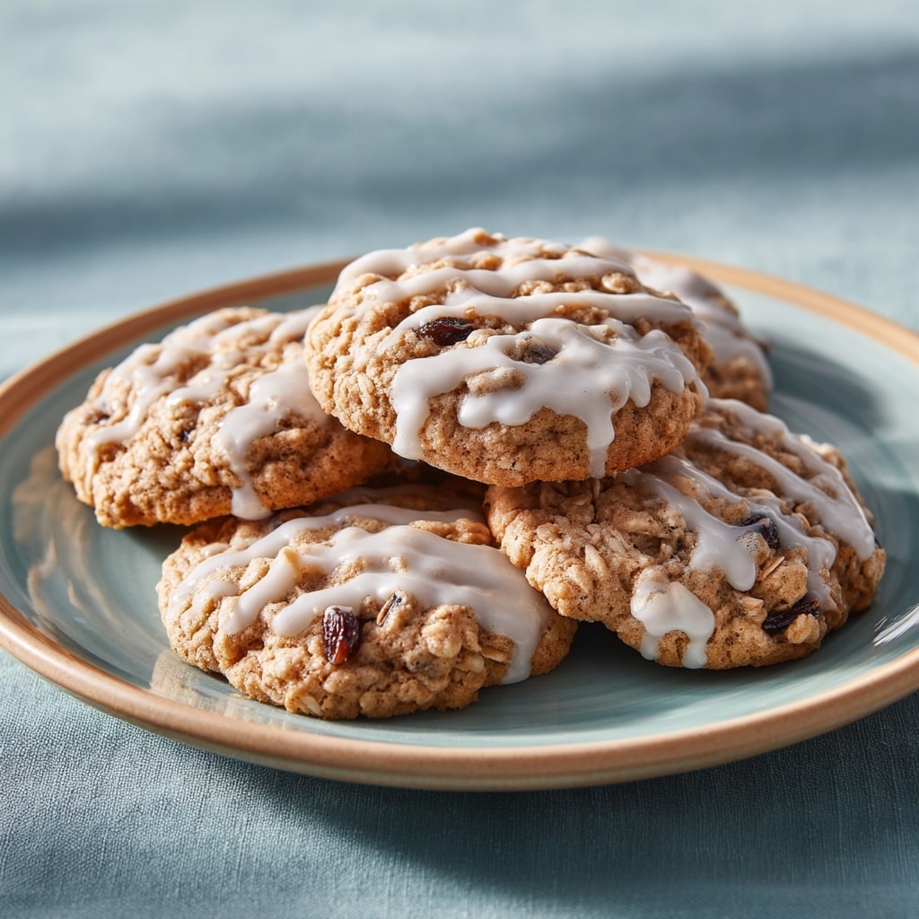 Old-Fashioned Iced Oatmeal Cookies Recipe - Recipe Image