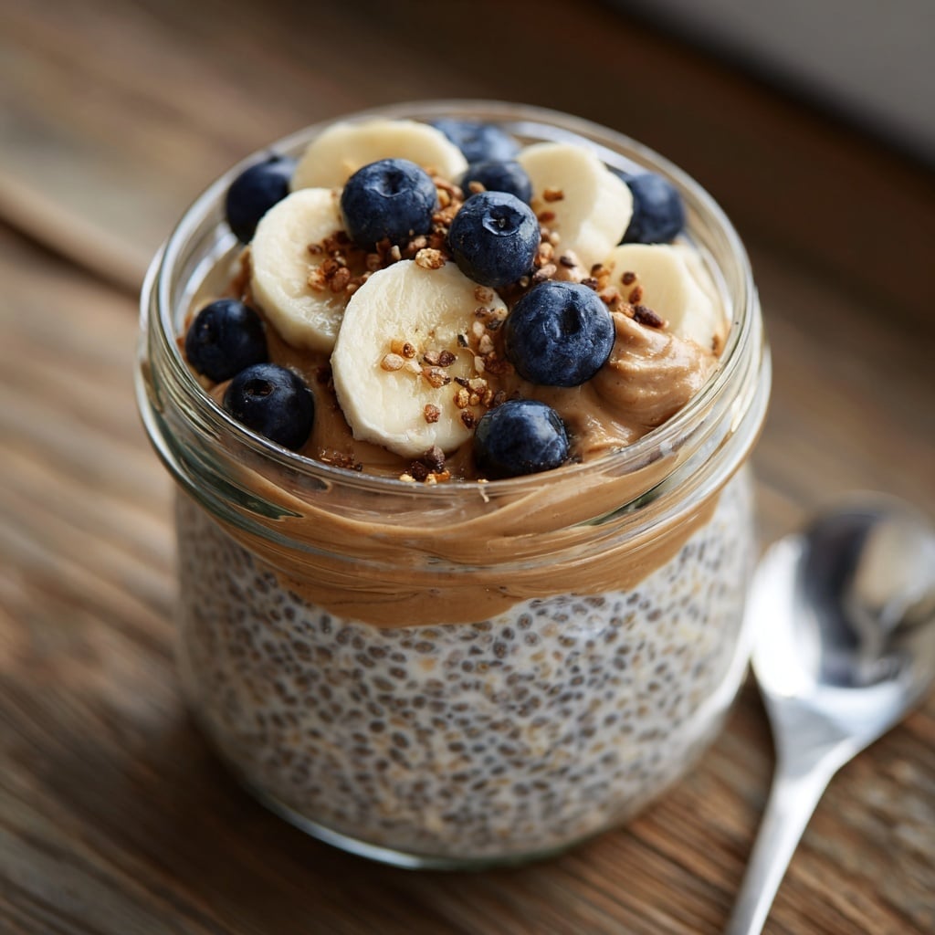 Chocolate Peanut Butter Overnight Oats Recipe - Recipe Image