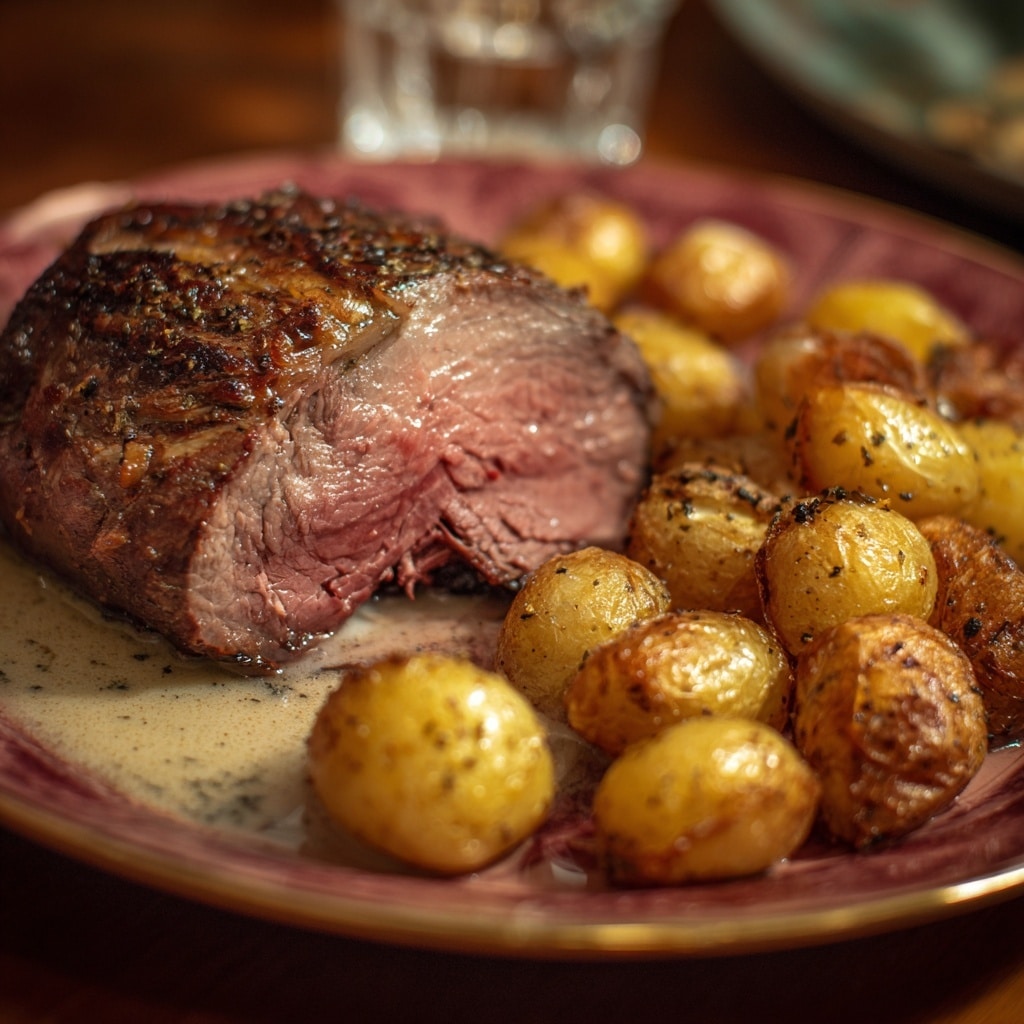 Slow-Roasted Stuffed Lamb for Easter Recipe - Recipe Image