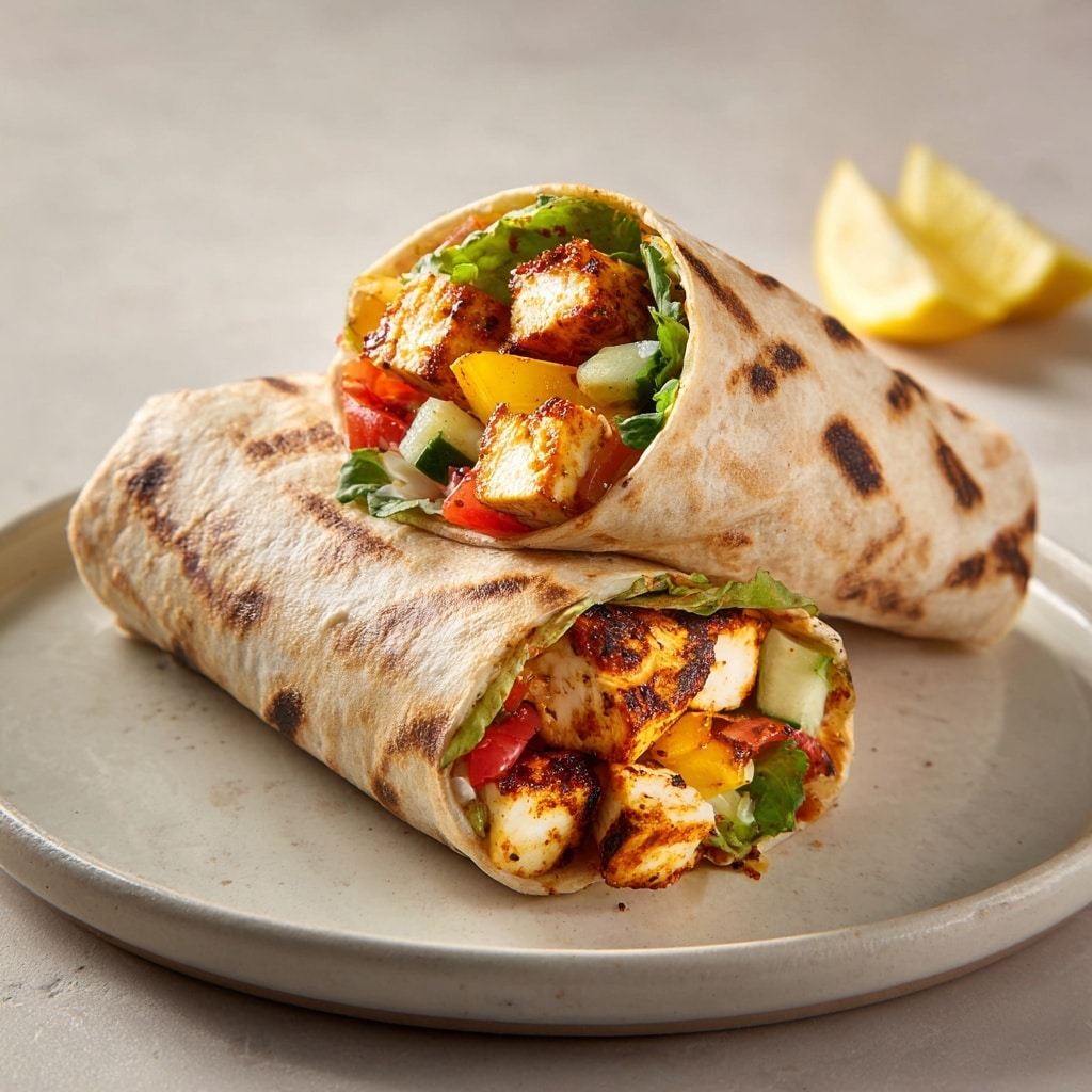 Creamy Chicken Caesar Wrap Recipe - Recipe Image