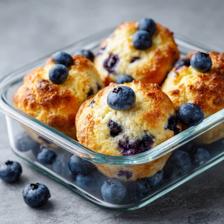 Blueberry Cottage Cheese Cloud Loaves Recipe