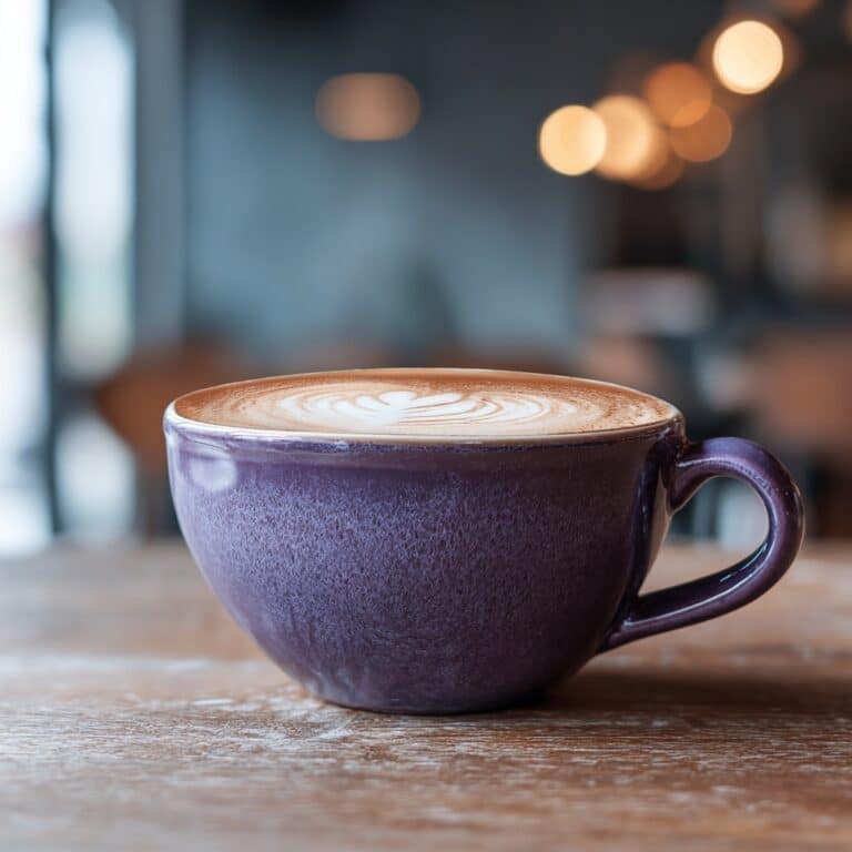 Creamy Ube Latte Recipe