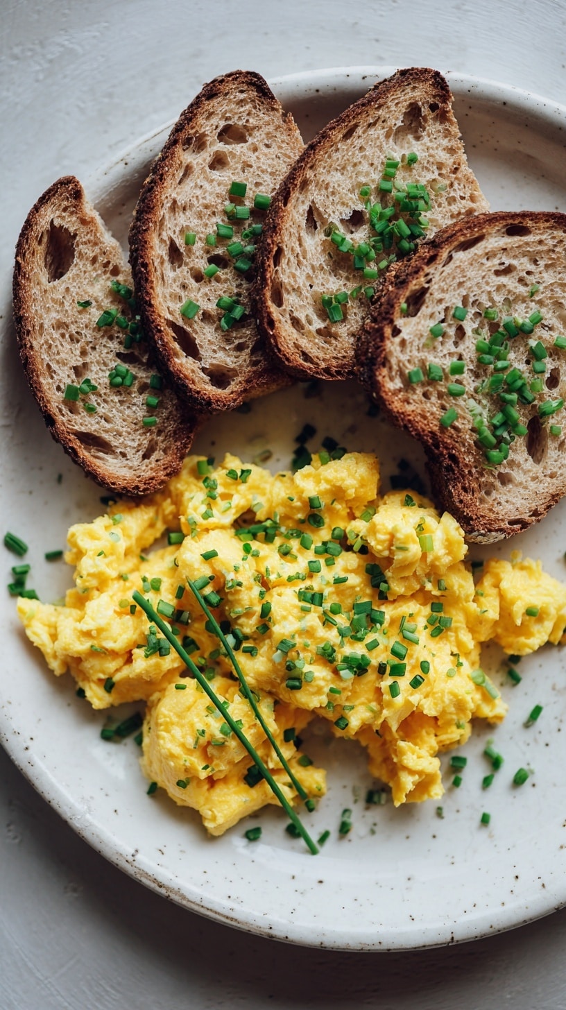 Microwave Scrambled Eggs Recipe - Recipe Image