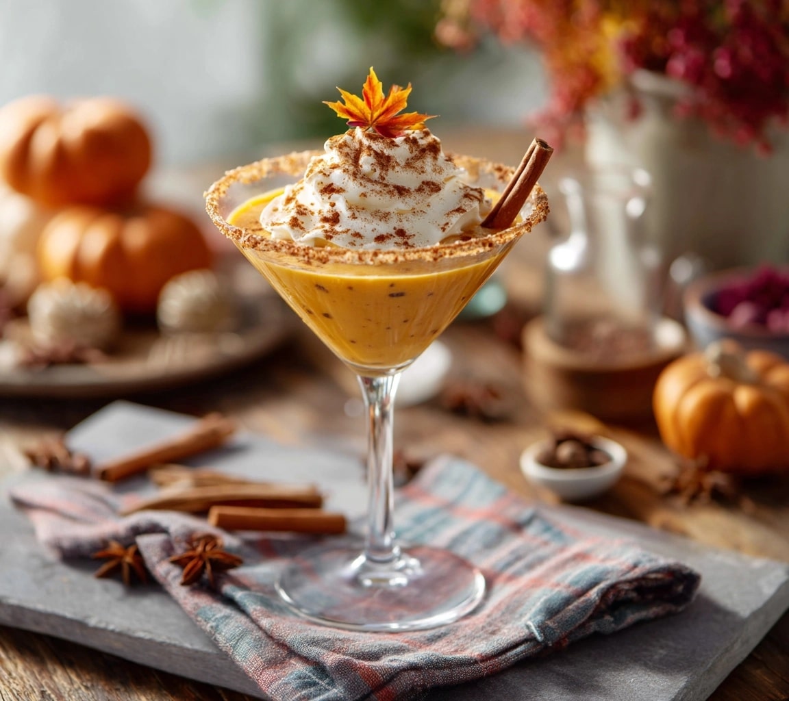 Caramel Apple Pie Martini Recipe - Recipe Image