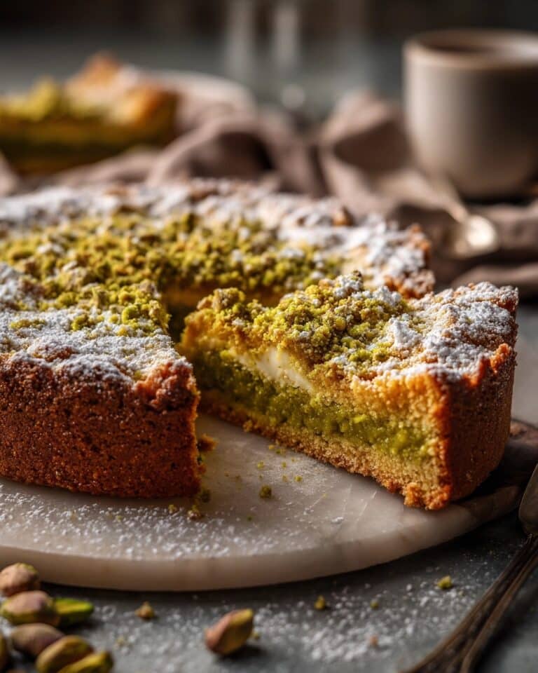 Vegan Pistachio Coffee Cake Recipe