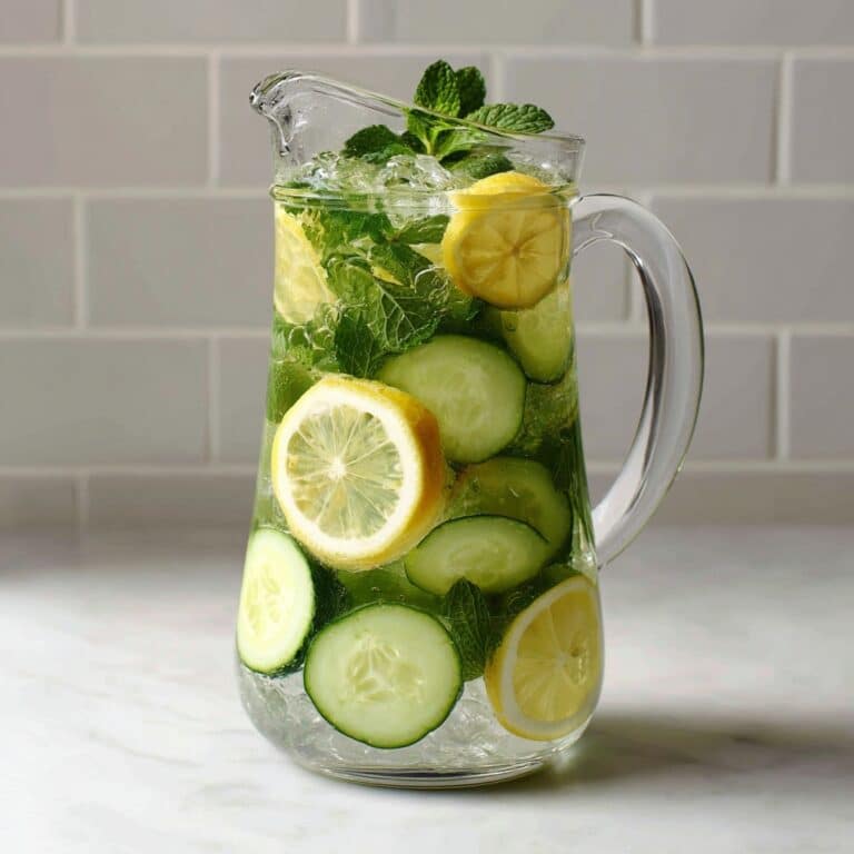 Refreshing Cucumber, Lemon, and Mint Infused Water Recipe