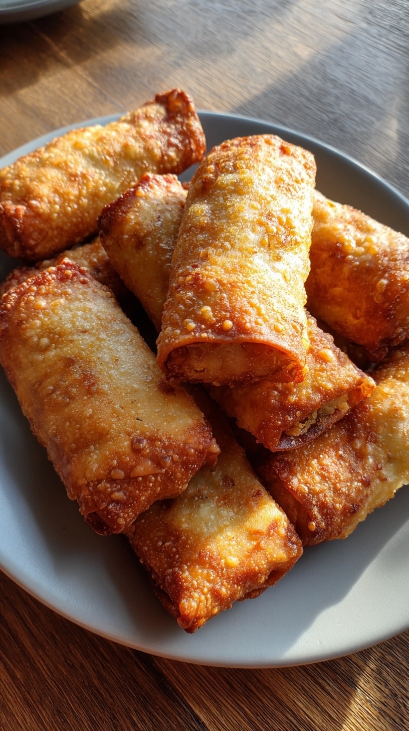 Crispy Apple Pie Egg Rolls Recipe - Recipe Image