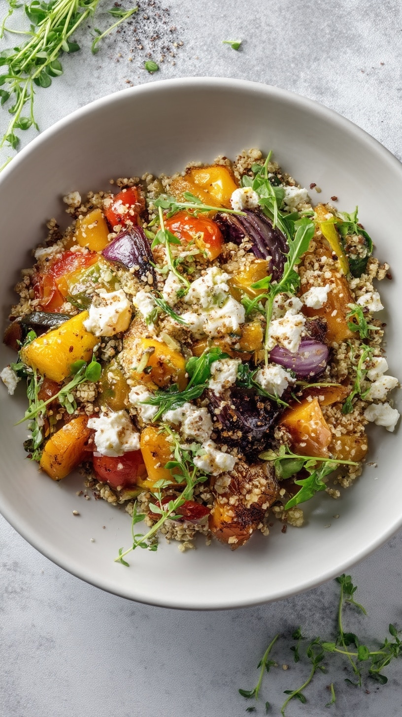 Moroccan Pomegranate Roast Veg Salad Recipe - Recipe Image