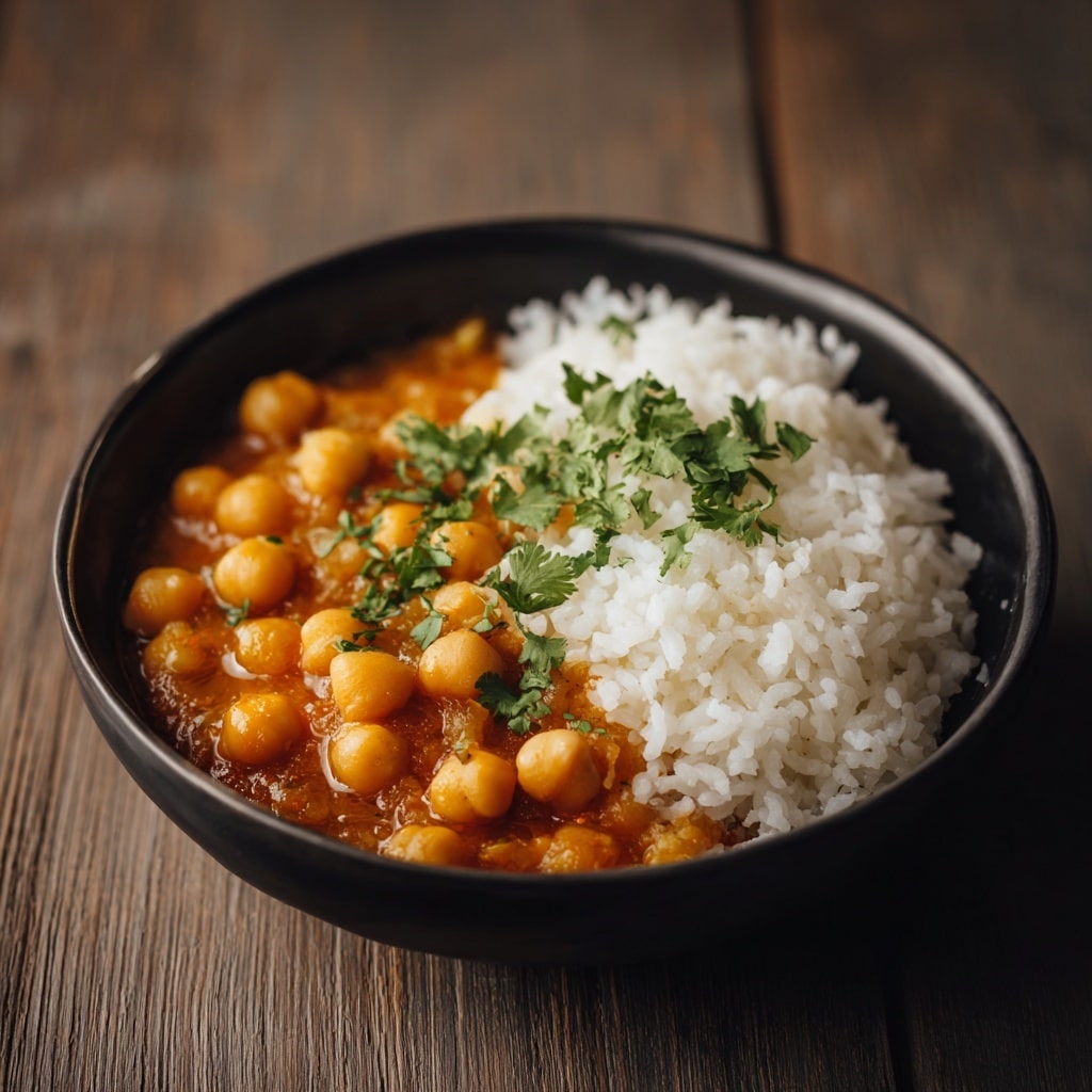 Creamy Chickpea Curry Recipe - Recipe Image