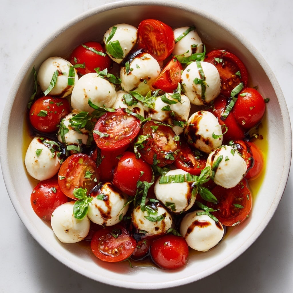 Balsamic Strawberry Caprese Salad Recipe - Recipe Image