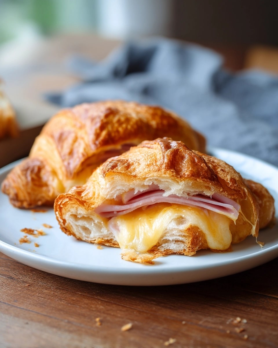 Delicious Breakfast Croissant Sandwich Recipe - Recipe Image
