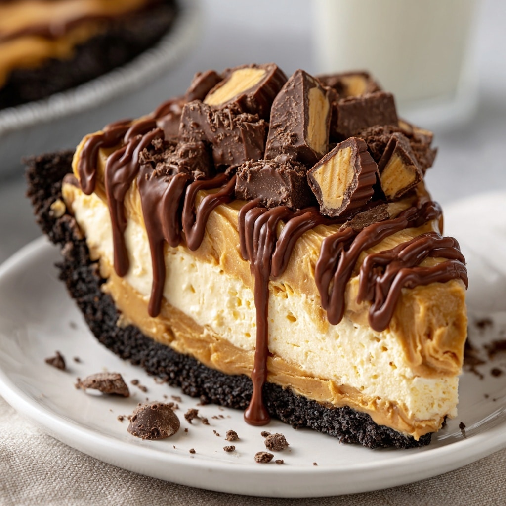Creamy Peanut Butter Pie Recipe - Recipe Image