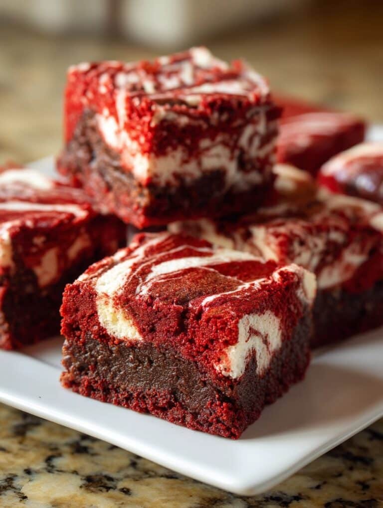 Decadent Red Velvet Brownies Recipe