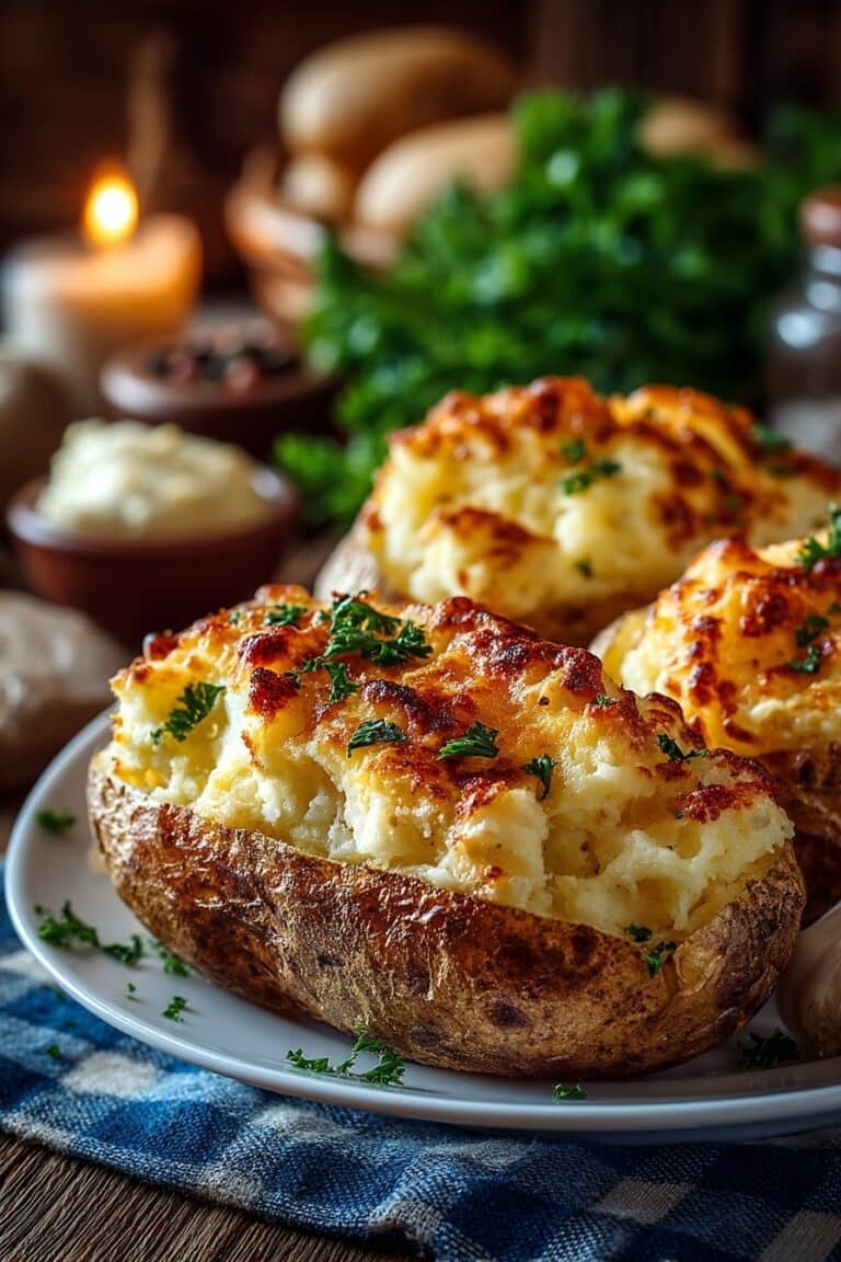 Twice Baked Potatoes Recipe