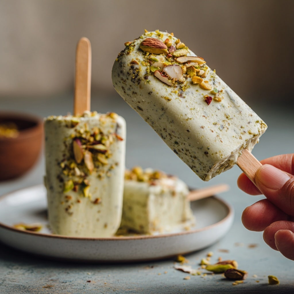 Creamy Avocado Ice Pops with a Rich Chocolate Shell Recipe - Recipe Image