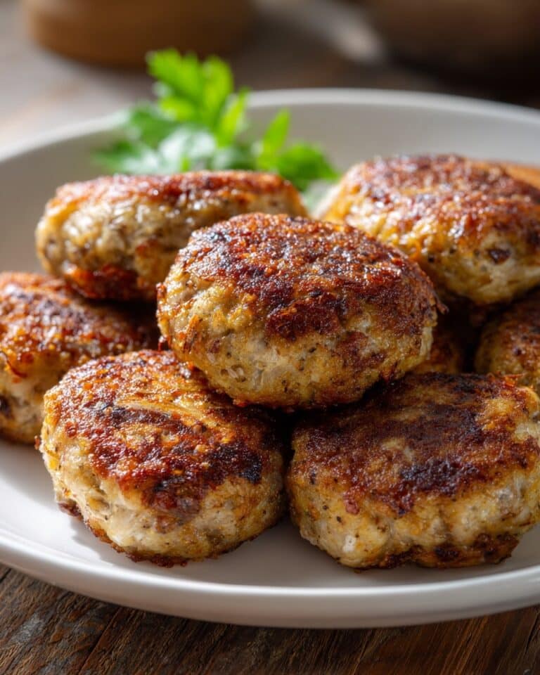 Crispy Air Fryer Chicken Rissoles Recipe