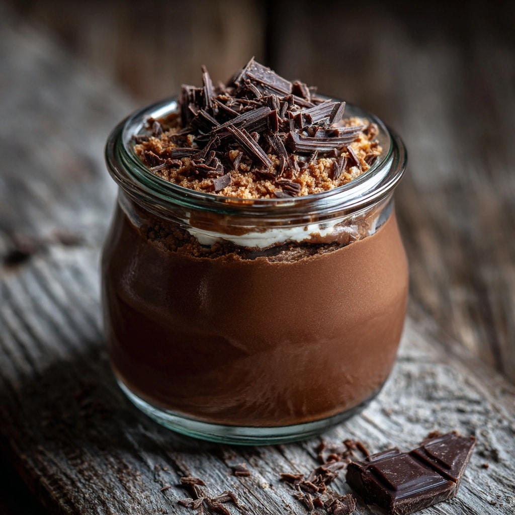 Vegan Peanut Butter Mousse with Chocolate Ganache Recipe - Recipe Image