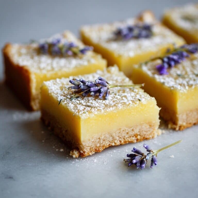 Lavender Lemon Bars Recipe