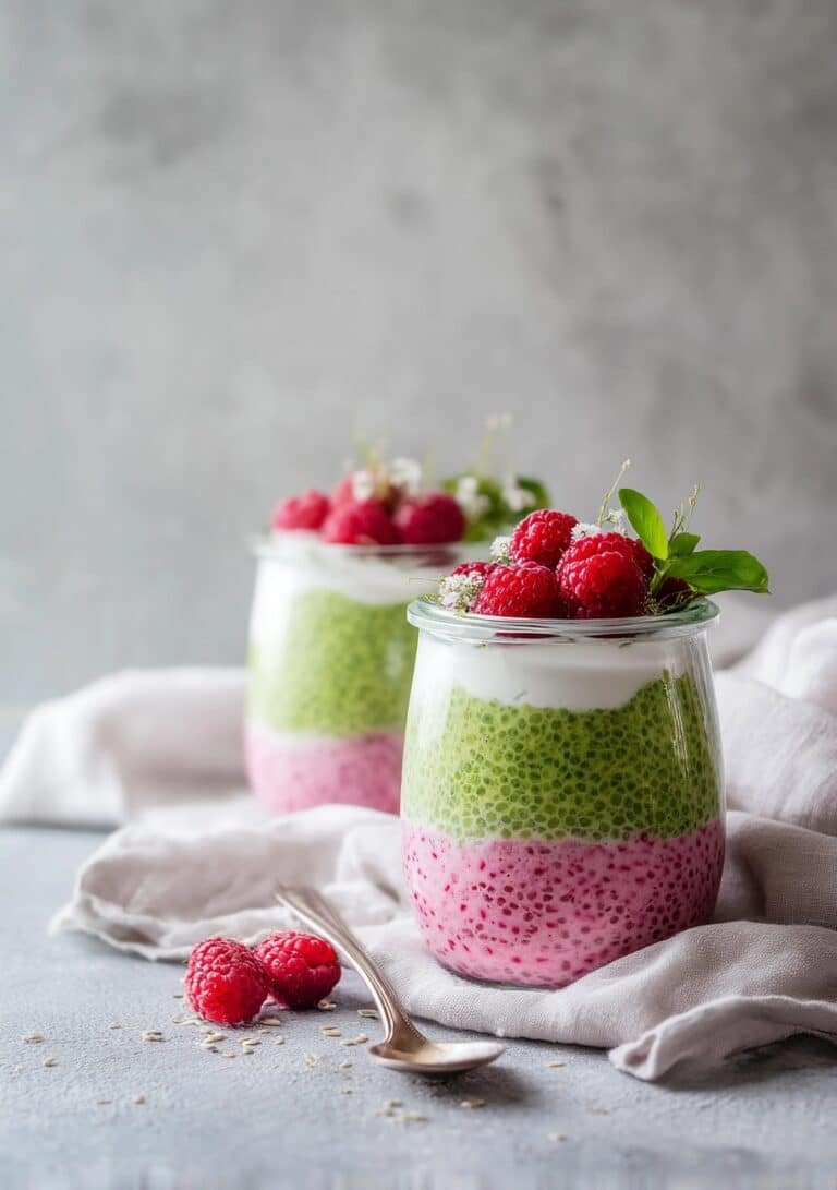 Strawberry Matcha Overnight Oats Recipe
