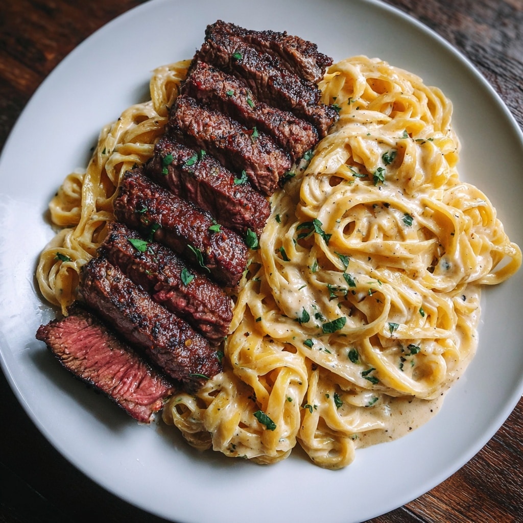 Cowboy Butter Steak Linguine Recipe - Recipe Image