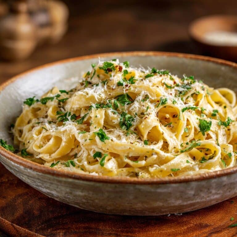 Instant Pot Skinny Fettuccine Alfredo Recipe