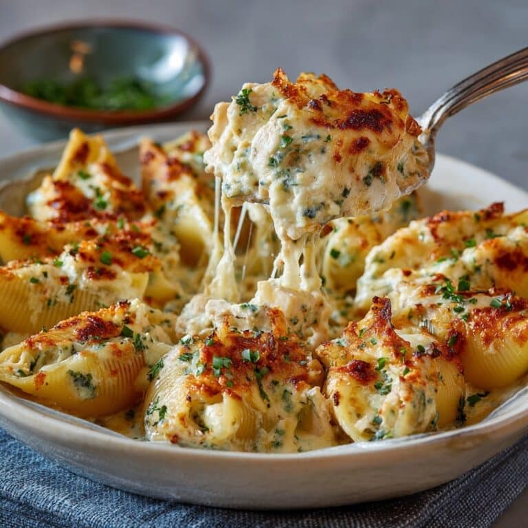 Three-Cheese and Spinach Manicotti Recipe