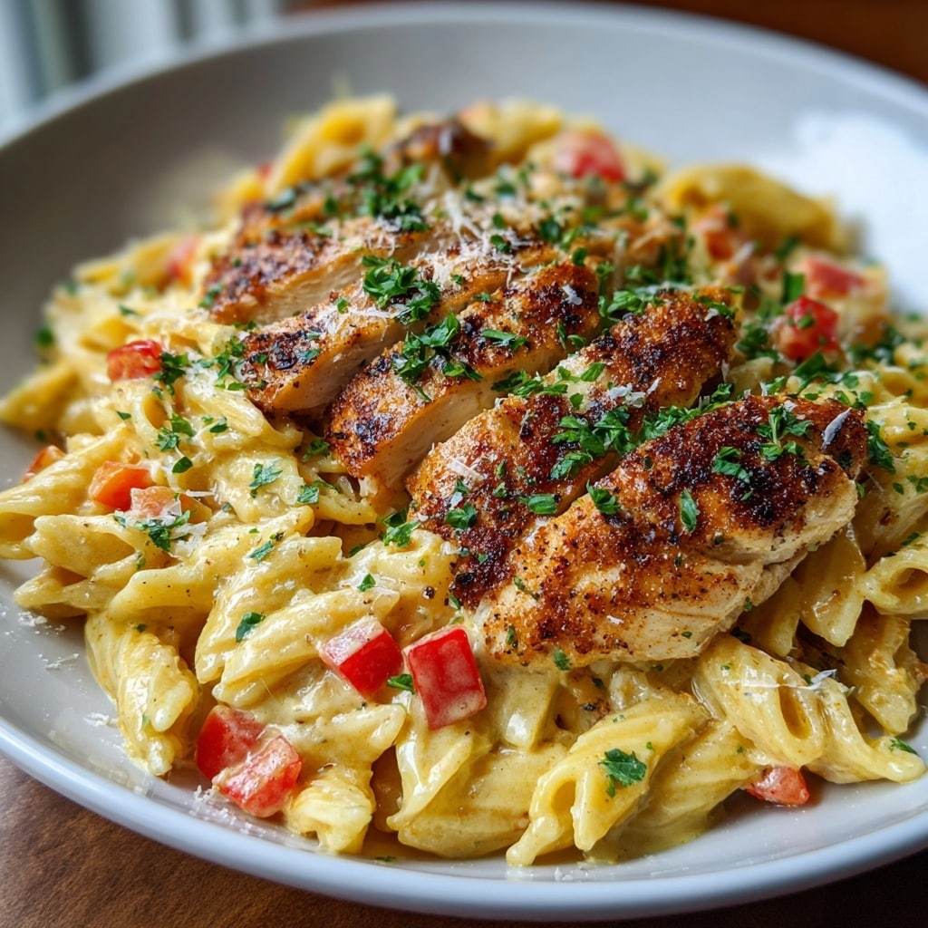 Cajun Chicken Alfredo Recipe - Recipe Image