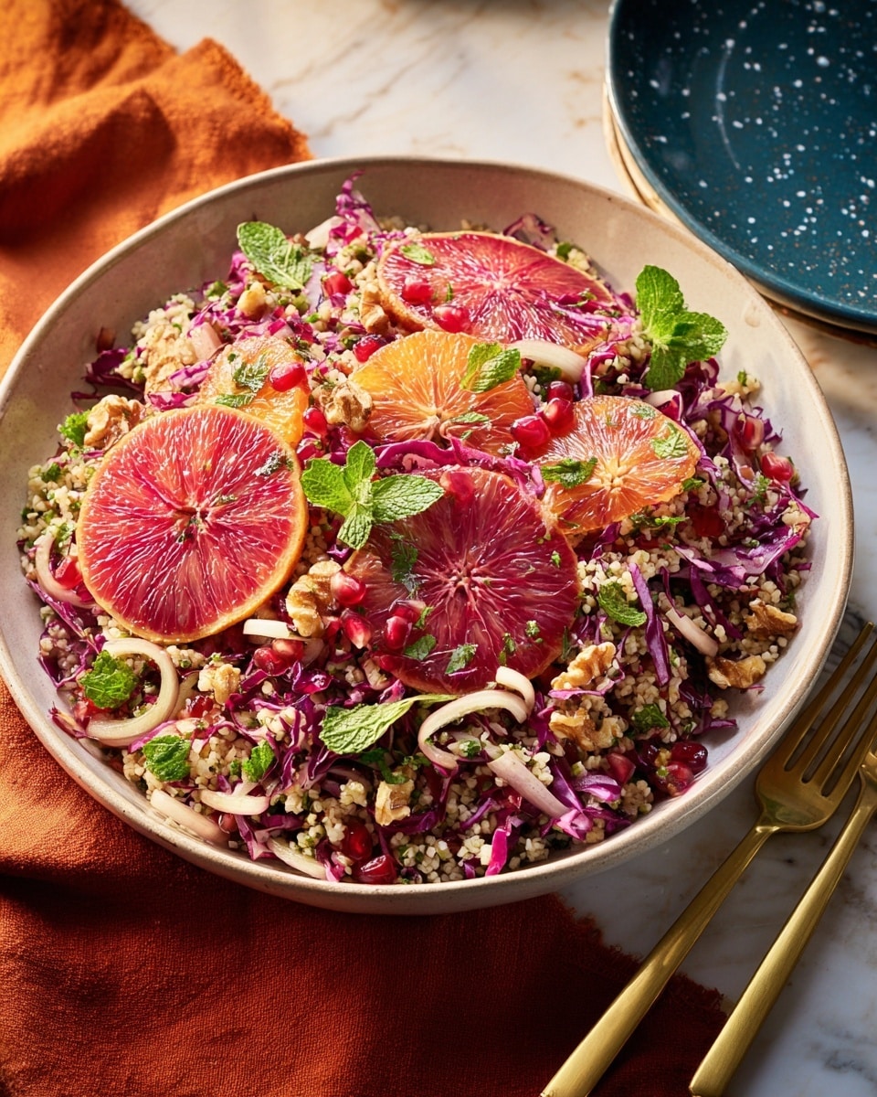 Red Cabbage and Blood Orange Tabbouleh Recipe - Recipe Image