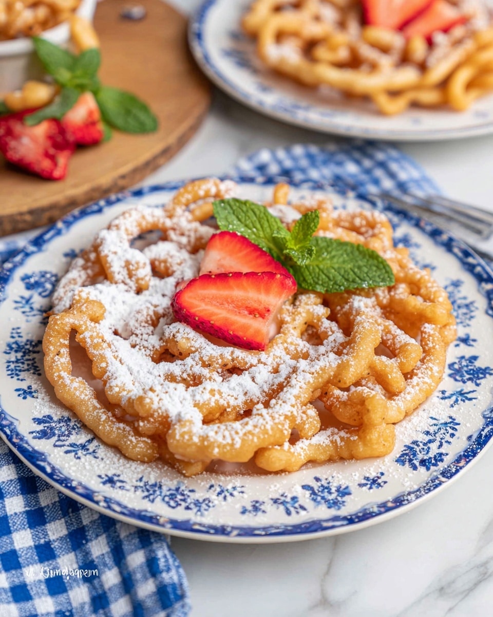 Homemade Funnel Cake Recipe - Recipe Image