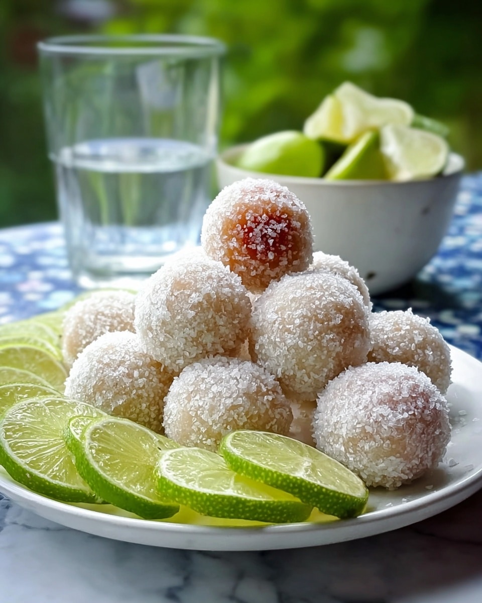 Margarita Balls: No-Bake Citrus & Tequila Dessert Bites Recipe - Recipe Image