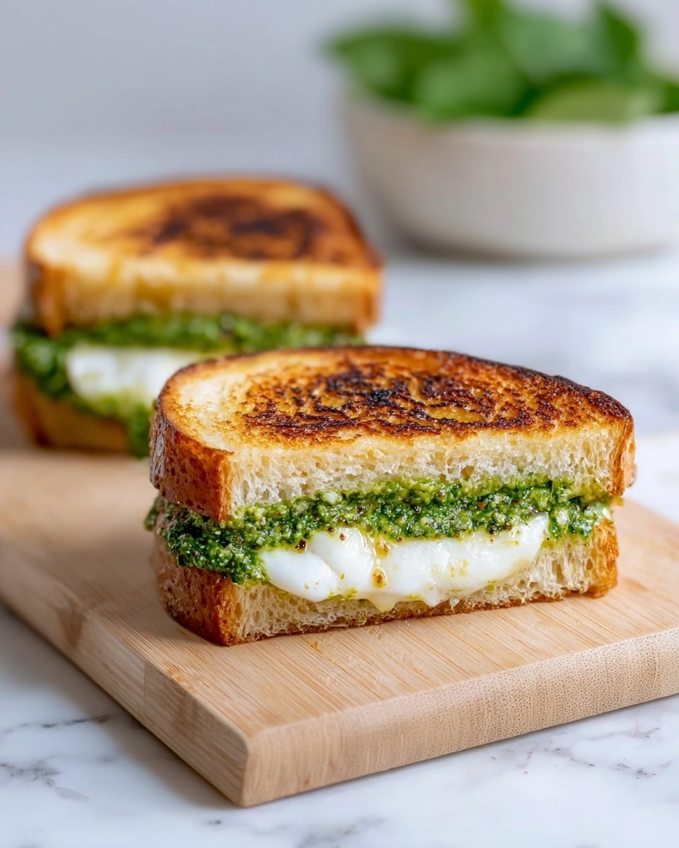 Melty Burrata Grilled Cheese Sandwich Recipe - Recipe Image
