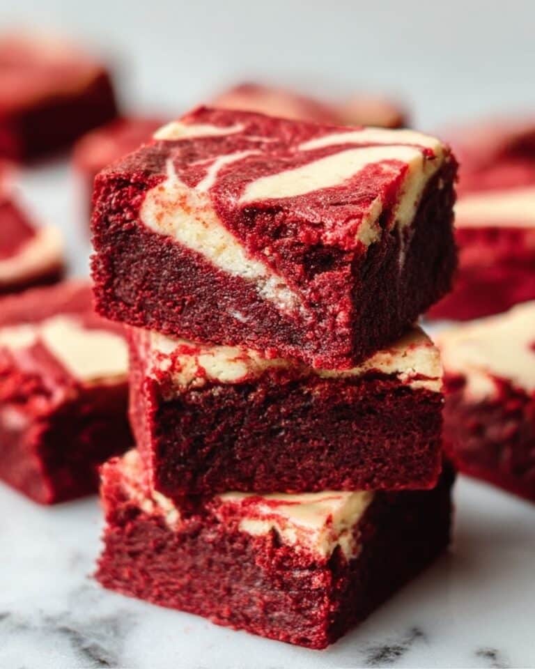 Red Velvet Brownies with Cream Cheese Swirl Recipe