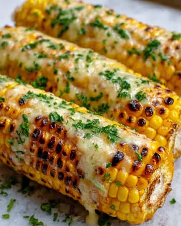 Garlic Butter Corn Cheese: Creamy Baked Corn Side Dish Recipe