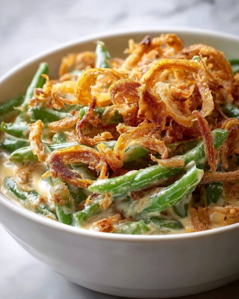 Irresistible Campbell’s Green Bean Casserole Recipe