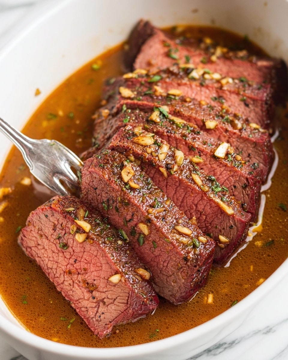 Slow Cooker Maple Mustard Corned Beef Recipe - Recipe Image