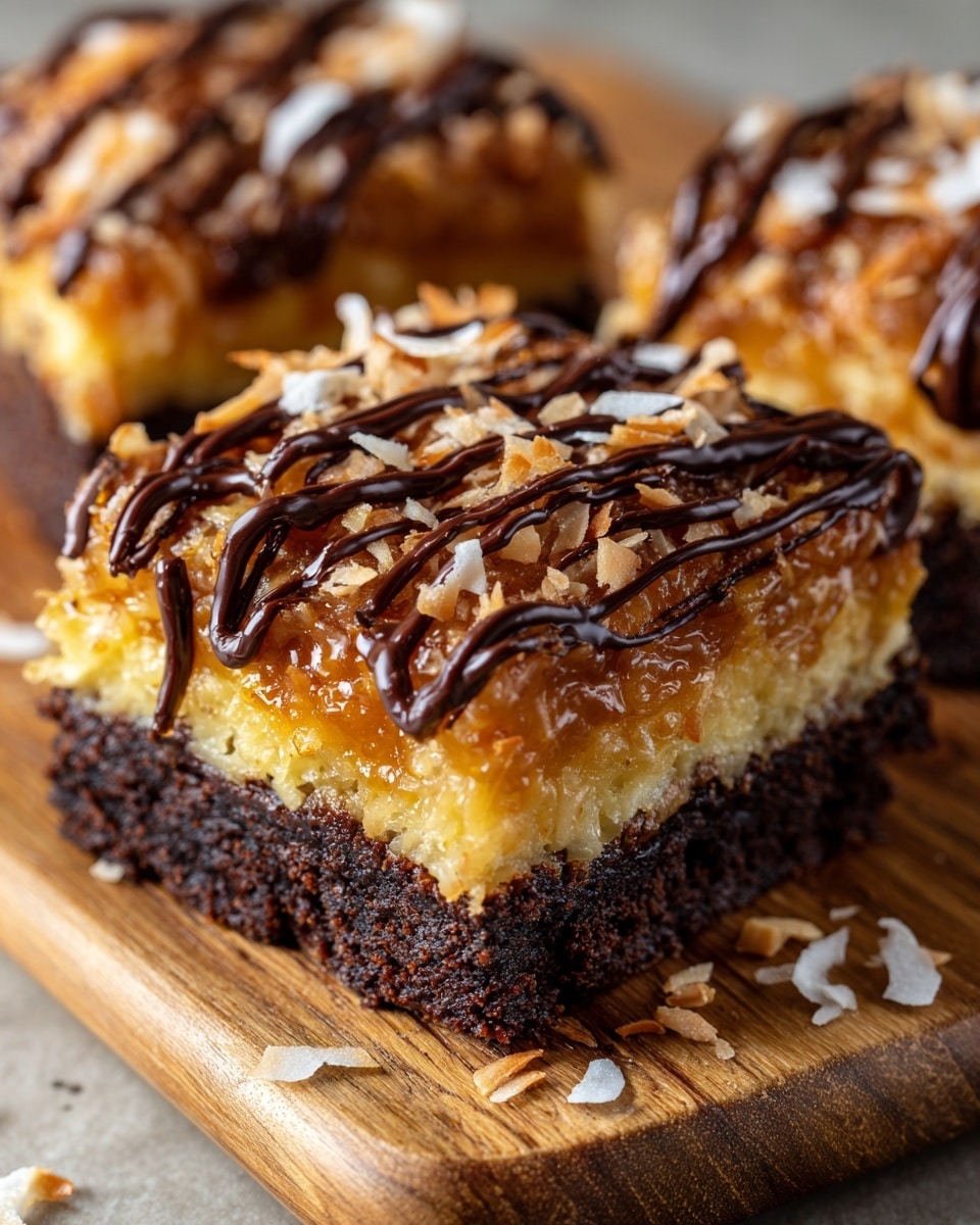 Easy Samoa Brownies Recipe - Recipe Image