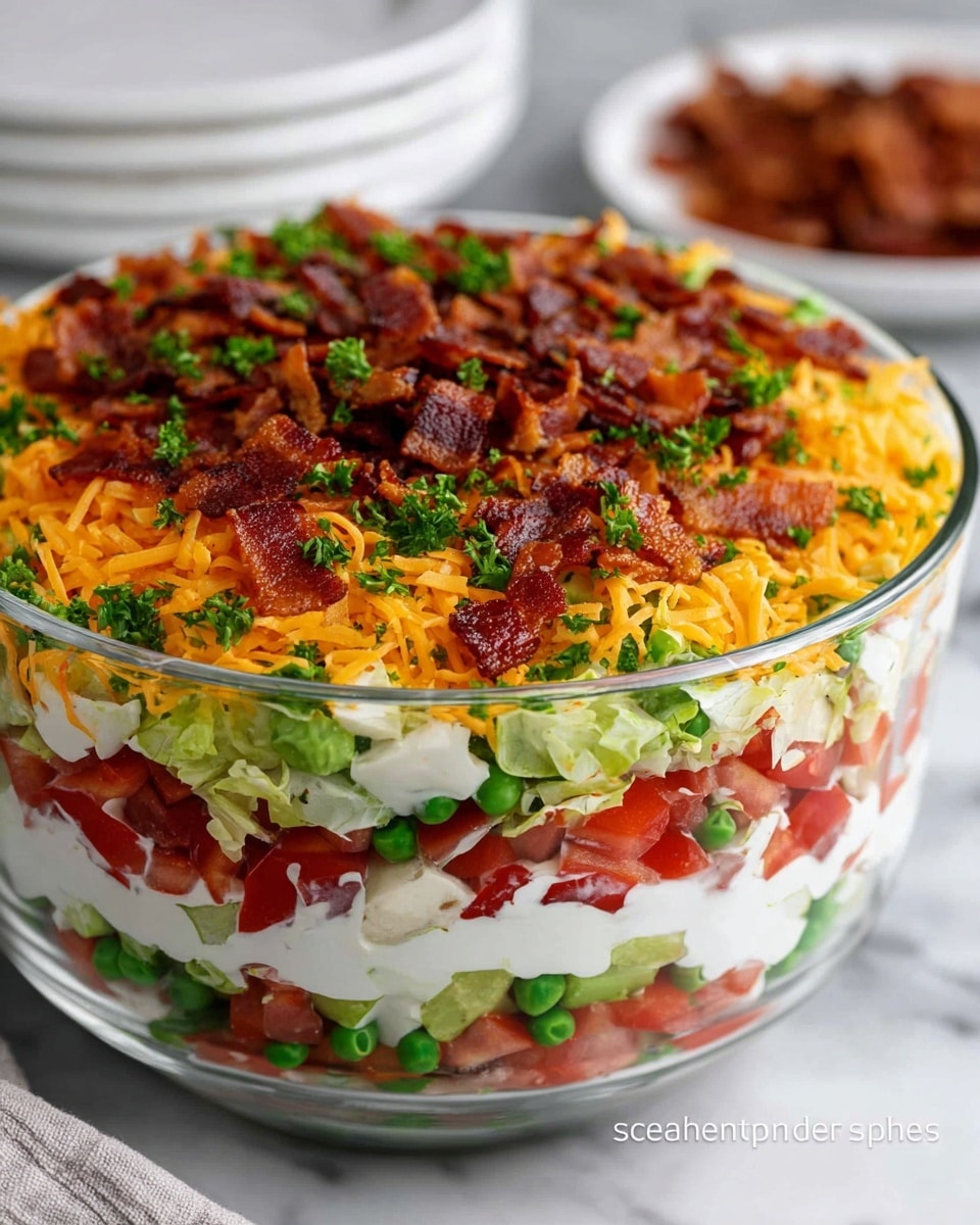 7 Layer Salad Recipe - Recipe Image
