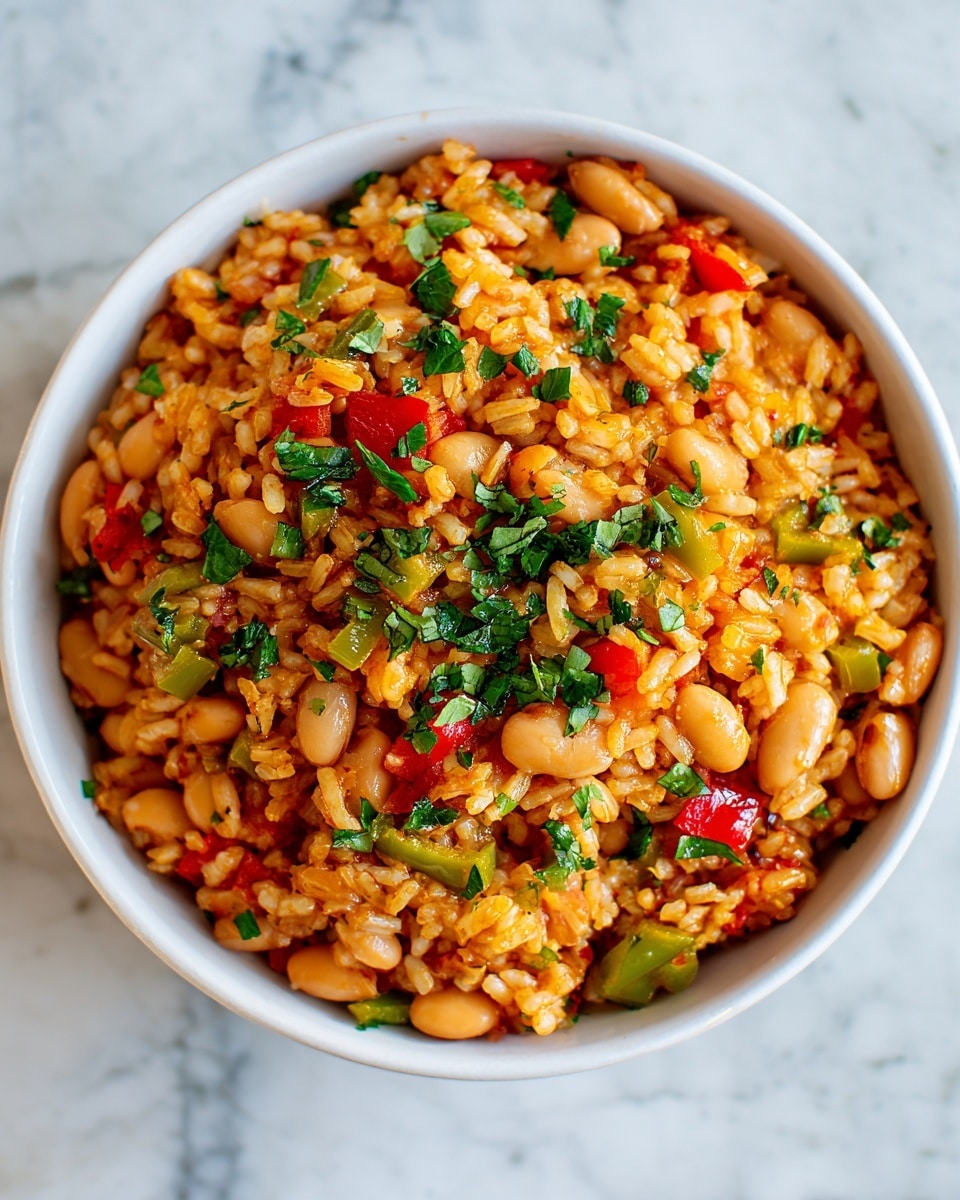 Healthy Mediterranean Rice and Beans Recipe - Recipe Image