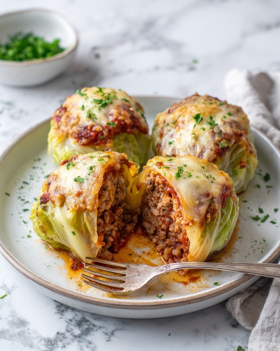 30-Minute Oven-Baked Cabbage Burgers Recipe - Recipe Image