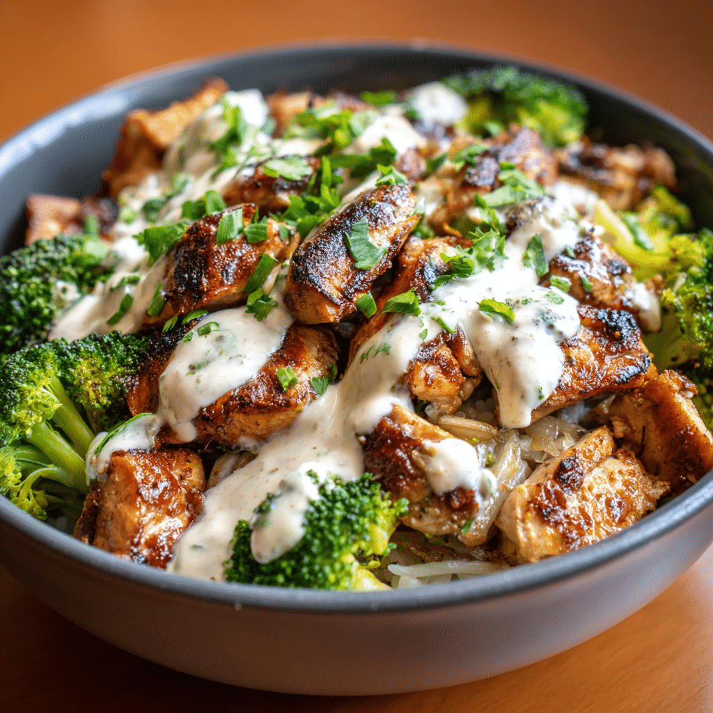Chicken and Broccoli Noodle Bowls Recipe - Recipe Image