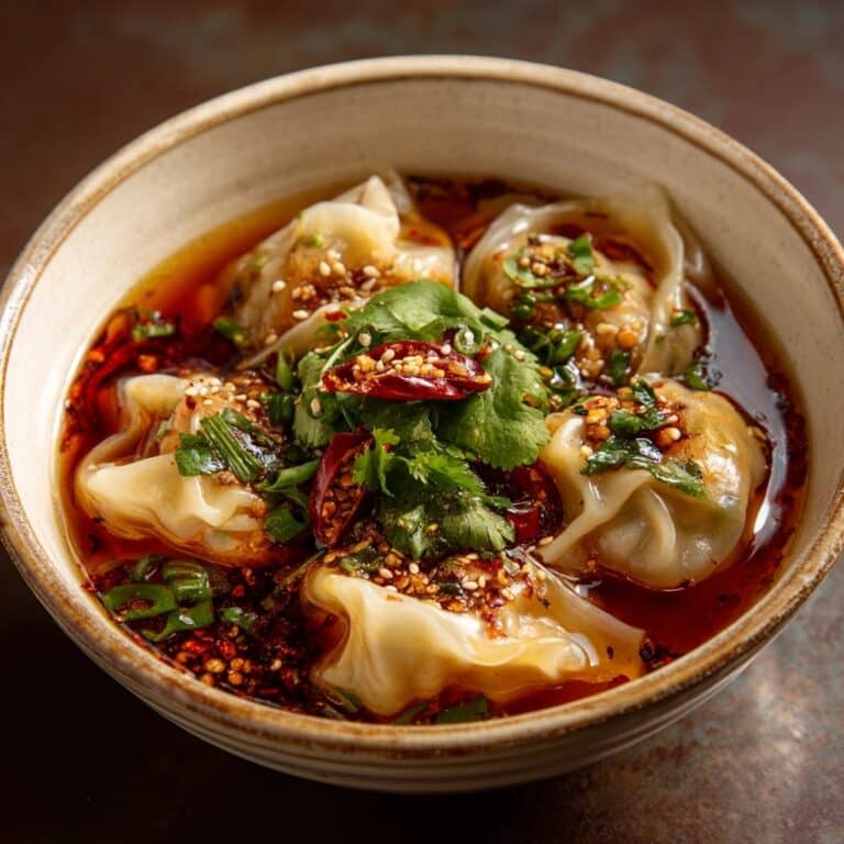 Curry Dumpling Soup with Coconut Curry Broth and Fresh Herbs Recipe