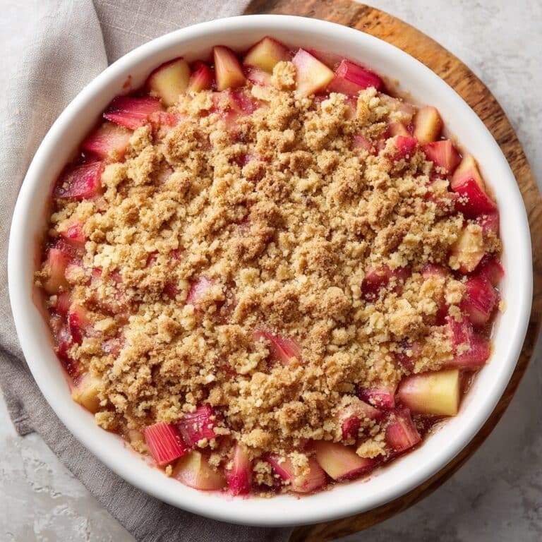Rhubarb & Apple Crumble Recipe