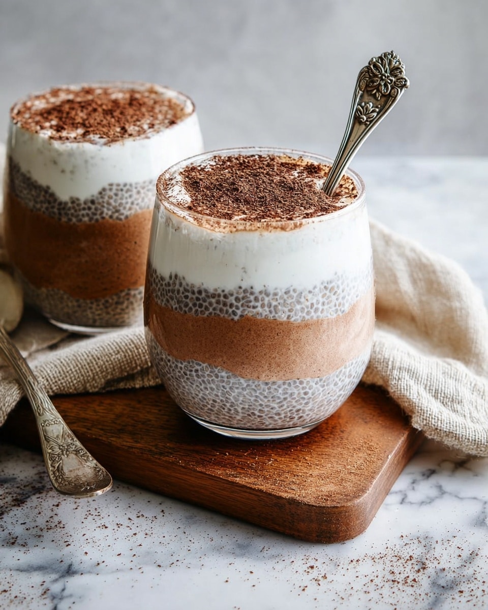 Tiramisu Chia Pudding with Greek Yogurt Recipe - Recipe Image