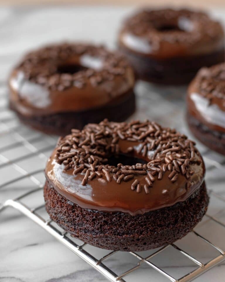 Small Batch Chocolate Donuts Recipe
