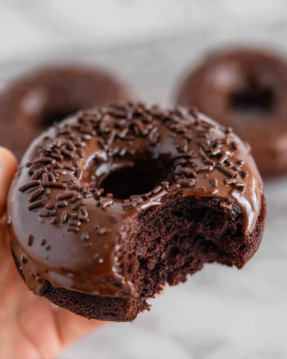 Small Batch Chocolate Donuts Recipe - Recipe Image