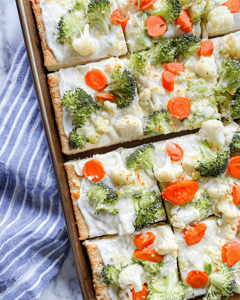 Cold Veggie Pizza Recipe