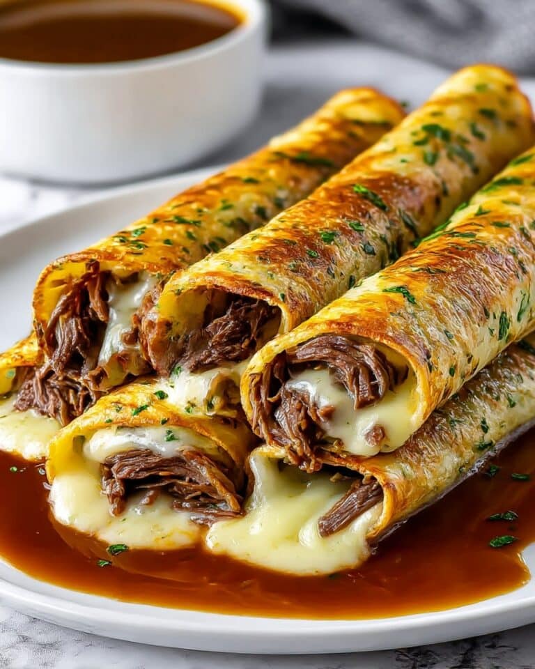 French Dip Tortilla Roll Ups Recipe