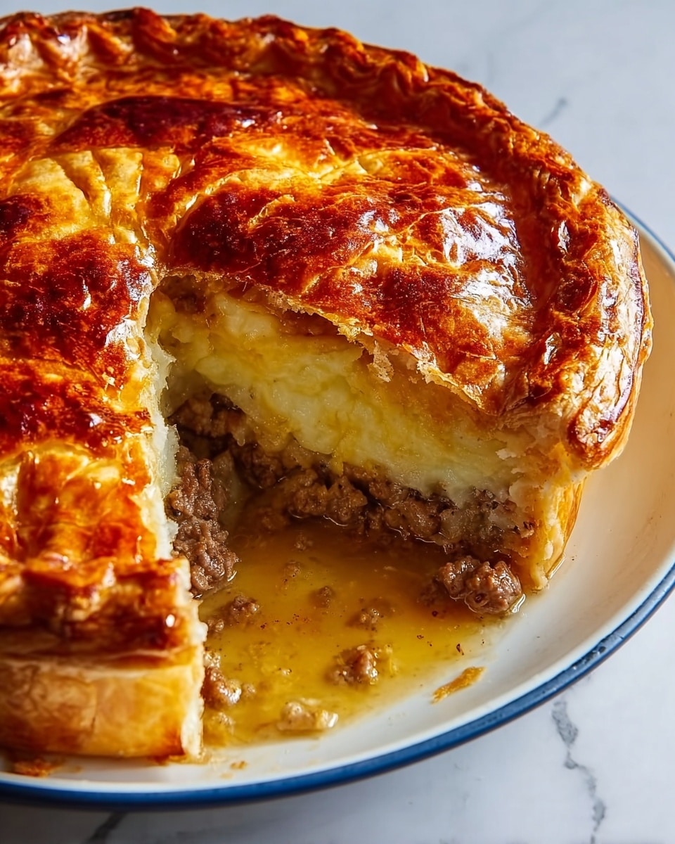 Warm Baked Traditional Scotch Pie Recipe - Recipe Image